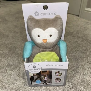 Carter's Toddler Safety Harness Buddy Grey Owl NEW 9” 18mo & Older - Picture 1 of 2