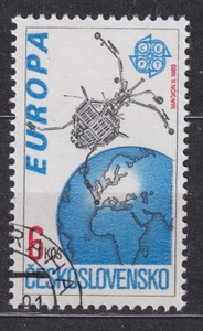 CZECHOSLOVAKIA 1991 SC#2825 USED stamp, EUROPA 1991. - Imagen 1 de 1
