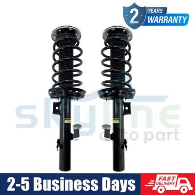 2x  Front Shock Struts Assemblies For Land Rover LR2 2008-15 LR 031665 LR031667 - Image 1 of 4
