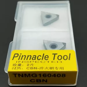 2 piezas TNMG160408 CBN insertos para procesamiento de acero torneado inserto torno CNC - Imagen 1 de 5
