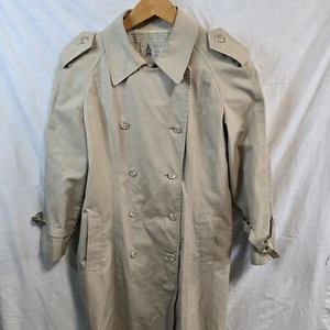 London Fog Trenchcoat Made & Styled By Londontown Corp Gr. 12 Petite - Bild 1 von 19
