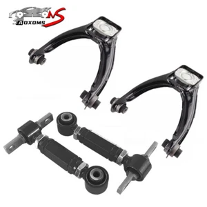 Front Upper Control Arms+Rear Camber Adjustable Kit For 96-00 Honda Civic EK - Bild 1 von 14