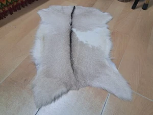 Turkish Goat Leather, Genuine Pelt, Mottled Goat Skin, Home Gift, 1.3 x 2 ft - Picture 1 of 20
