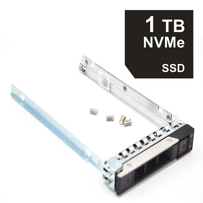 DXD9H for R740 R740xd R440 R540 R9402.5" HDD TRAY CADDY with sticker 1TB nvme - Image 1 of 4