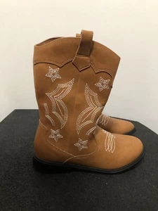 Marks & Spencer Kunstleder Wadenlang Stiefel UK 2 EU 34,5 34,5 34€ Cowboy Style - Bild 1 von 9