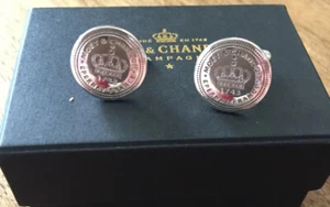 Gemelos Champagne Moet Chandon vintage en plata de ley - Imagen 1 de 5