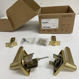 Emtek 5122HL0RHUS4  Helios Lever Square Rosette - Picture 1 of 8