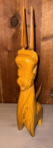 Vintage Large Wooden Carved Bankura Horse~MCM - Picture 1 of 14