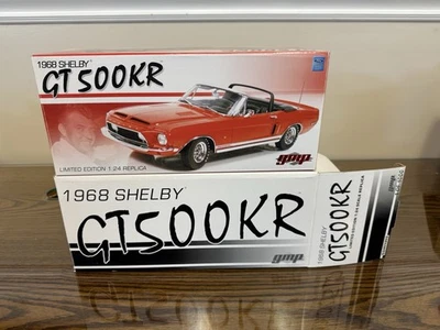 1968 MUSTANG SHELBY GT 500KR convertible GMP 1:24 DIECAST 1/1000 Factory Sealed - Image 1 of 4