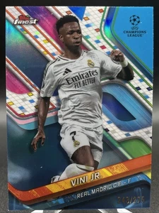 Vini Jr. 2024-25 Topps Finest UEFA rifrattore blu cielo /275 RC #7 - Foto 1 di 2