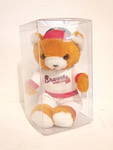 Vintage Atlanta Braves 9" Plush Baseball Teddy Bear Play by Play MLB - Picture 1 of 3