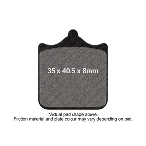 EBC Pro HH Brake Pad Set 4.50MM B/PLATE Front Left for BMW S 1000 R Race 2010-18 - Picture 1 of 1