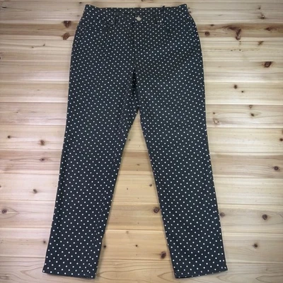 Pantalones Chicos Mujer 1 So Adelgazantes Blanco y Negro Lunares Novia Tobillo Foto 1 de 4