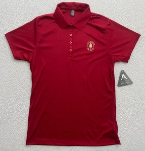 Saratoga Spa Golf Course Polo Shirt Women's Small Red New Preppy - Picture 1 of 7