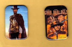 THE GOOD THE BAD AND THE UGLY  2 REFRIGERATOR MAGNET  2" X 3"  W/ ROUNDED CORNER - Picture 1 of 2