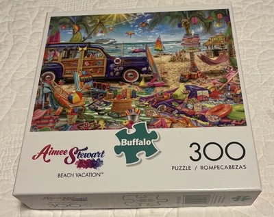 Puzzle Buffalo Beach Holiday 300 piezas Aimee Stewart piezas grandes Foto 1 de 3