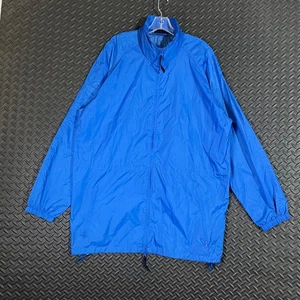 Woolrich blau Kapuze Regen Windbreaker Outdoor durchgehender Reißverschluss Jacke Herren Größe Large - Bild 1 von 10