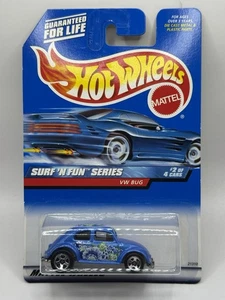 Hot Wheels Surf 'N Series Volkswagen Bug - 1:64 Diecast Car - Picture 1 of 5