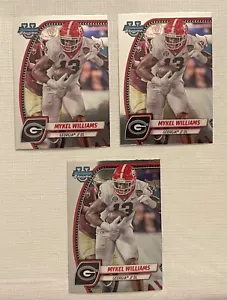 2024 Mykel Williams Bowman Chrome University Card Lot (3) - Picture 1 of 1