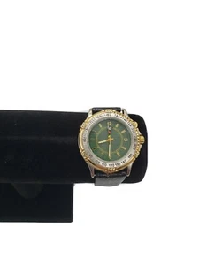 Fossil Disney Men's Watch - Green Face with Gold & Stainless Steel, Leather Band - Picture 1 of 6