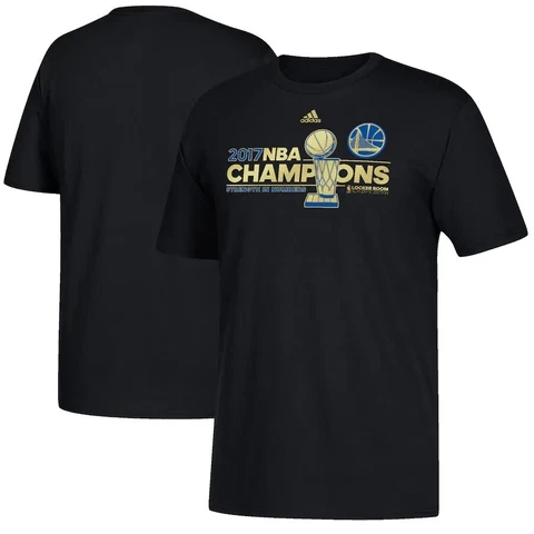 Golden State Warriors Men's Adidas 2017 NBA Finals Champions Locker Room T-Shirt Cover