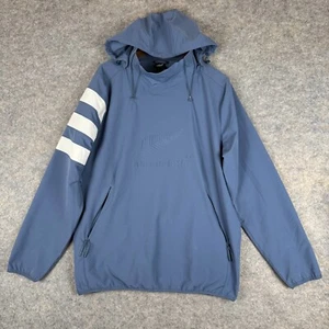 Adidas x All Blacks Jacket Hoodie Mens Large Rugby Stripe Blue All Weather 2020 - Picture 1 of 15