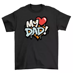Camiseta "My Heart Dad" Día del Padre - ¡Sentida e Hilarante! 100 % algodón, Unis - Imagen 1 de 46