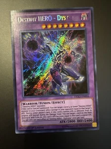 Destiny HERO Dystopia DESO-EN004 Secret Rare 1st Ed Yugioh Misprint! So Rare! - Picture 1 of 1