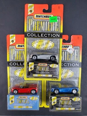 Matchbox Premiere Collection Corvette Stingray III Lot 3 Cars Limited Edition - Image 1 of 4