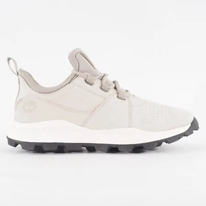 Scarpe da passeggio Timberland Brooklyn Oxford A26GR da uomo in pelle nabuk tortora chiaro - Foto 1 di 7