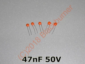 473p 5, 10, 20 Stck. 47 nF 50V DIP Keramik Kondensator Capacitor Kerko - Bild 1 von 4