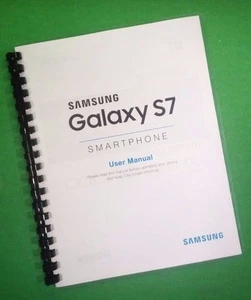 Owners Manual for Samsung Galaxy Phone S7 G930 Camera 119 Pages W/Clear Covers! - Afbeelding 1 van 1