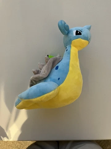 Pokemon Center 12" Lapras Authentic Licensed US Poke Plush 2016 Great Condition Cover