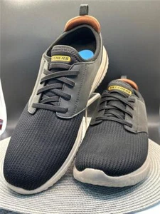 Skechers Mens Delson Shoes Black Size 12M - Picture 1 of 7