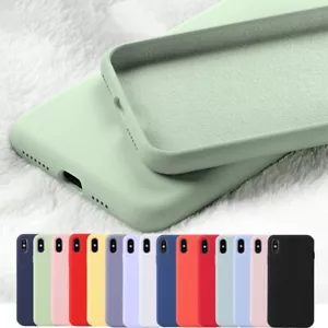 Hülle für iPhone 13 Pro Mini Max 11 12 XR X XS SE Soft Silikon Handyhülle - Bild 1 von 8