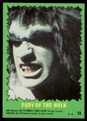 The Incredible Hulk 1979 TV Show Topps Card #13 (NM) - Image 1 of 2