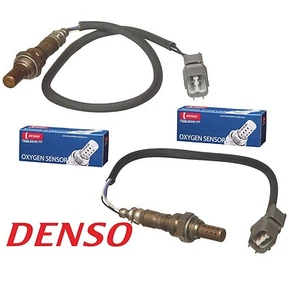 For Civic Del Sol Civic L4-1.6 Pair Set Front & Rear O2 Oxygen Sensors Denso OEM - Picture 1 of 6