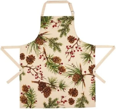 Delantal artesanal de bayas y pino de Pekín Foto 1 de 4