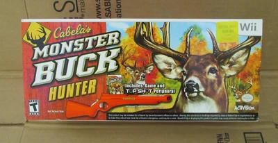 Wii Cabela's Monster Buck Hunter Top Shot Gun Peripheral with Game - Image 1 of 4