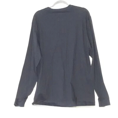 Jockey Men’s Ultrasoft Long Sleeve T-Shirt Black Crew Neck 100% Cotton NWOT - Image 1 of 4