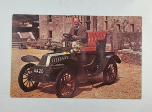 Vintage 1903 De Dion Bouton Car Postcard