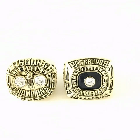 1974 1975 Pittsburgh Steelers HARRIS Super Bowl Championship Replica Ring Cover