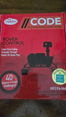 ThinkFun CODE "Rover Control" Programming Game Series 20 Challenges Structures - Image 1 of 4