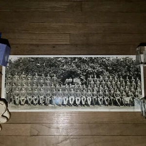 1943 WWII Fort Knox Kentucky US Army With Tank ‘777-D P.94’ 25x10” Panoramic - Picture 1 of 7