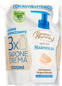 Spuma Di Sciampagna Sapone Ecoricarica Marsiglia Da 1.5. 3 Pezzi - Foto 1 di 3