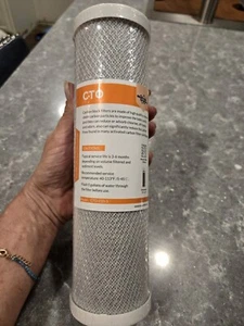 OEM CTO-F10-5 RSCTO001_M CARBON BLOCK FILTER 5UM 10 2.5" - Picture 1 of 4