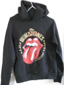 Rolling Stones 50 Years Sweat Shirt Noir A Capuche Taille S (TS005) neuf - Imagen 1 de 1