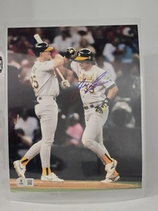 Jose Canseco Oakland Athletics Signed 8x10 Photo Beckett Witnessed - Picture 1 of 3