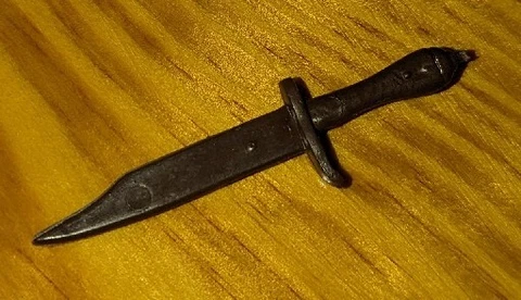 Vintage Marx Johnny West - Indian - Knife, Accessory ONLY Cover