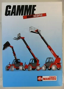 prospectus brochure chariot élévateur Manitou gamme maniscopic tracteur tractor - Foto 1 di 1